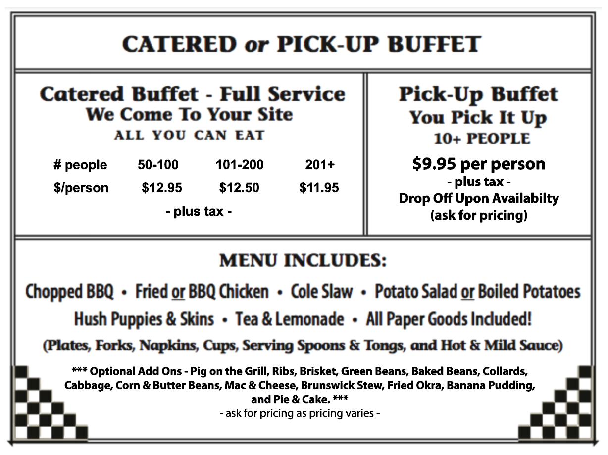 Tailgate Buffet Pickup Clyde Cooper s BBQ